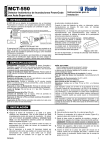 MCT-550 - alarmas