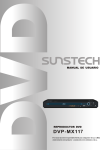 Sunstech DVPMX117 Manual