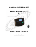 MANUAL RELOJ B1 - zebraelectronica.com