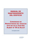 MANUAL DE MANTENIMIENTO DEL EDIFICIO