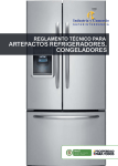 Refrigeradores, Congeladores, Conjunto Refrigeradores