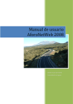 Manual AforoNetWeb - Cabildo de Tenerife