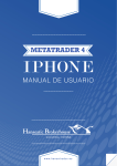 Manual de Metatrader para Iphone.