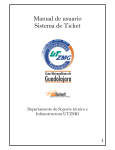 Manual de usuario Sistema de Ticket