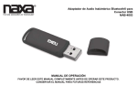 Adaptador de Audio Inalámbrico Bluetooth® para