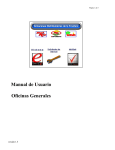 Manual de Usuario Oficinas Generales