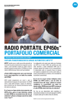 RADIO PORTÁTIL EP450s™ PORTAFOLIO COMERCIAL