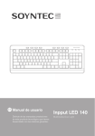 Manual de usuario Inpput LED 140