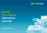 Guía de instalación Router Fibra Óptica Comtrend