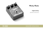 Digital Delay pedal de efectos manual de instrucciones