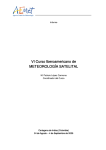 VI Curso Iberoamericano de METEOROLOGÍA SATELITAL