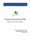 Sistema de administración FRIL - manual usuario