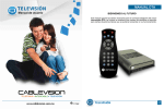 TELEVISIÓN - Cablevisión