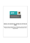 MANUAL DE USUARIO DEL SISTEMA DE CAPTURA EN LÍNEA