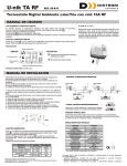 Manual U-nik TA RF