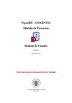 OpenIRS – DOCENTIA Módulo de Encuestas Manual de Usuario