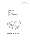 Planar PD7130, PD7150 Product Manual