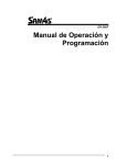 Manual de Operación y Programación