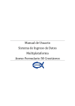 Manual de Usuario Sistema de Ingreso de Datos Multiplataforma