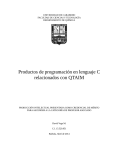 Productos de programación en lenguaje C relacionados con