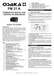 Manual de Usuario FM 31 A v.1.0