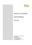 manual de usuario servoprensa ufm sp