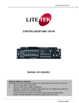 controlador dmx 192 wi manual de usuario - Lite-tek