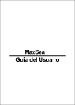 MaxSea Guía del Usuario