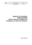 MANUAL DE USUARIO - Ministerio del Trabajo