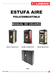 Manual estufas con limpieza automatica policombustibles (aire)
