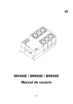 BR450E / BR650E / BR850E Manual de usuario