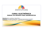 CURUL ELECTRÓNICA - MANUAL DE USUARIO ASAMBLEÍSTAS