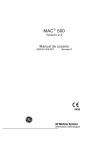 Manual de electrocardiografo GE Mac 500