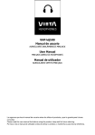 VHP-WJ500 Manual de usuario User Manual Manual de