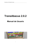 Manual de usuario TransAbacus