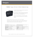 TAR300| Targus 15.6 Inch / 39.6cm Notebook Case