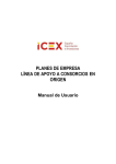 Manual de Usuario - ICEX España Exportación e Inversiones