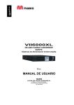 VII6000XL MANUAL DE USUARIO