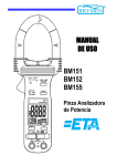 MANUAL DE USO BM151 BM152 BM155