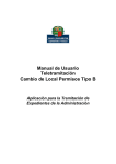 Manual de Usuario Teletramitación Cambio de Local