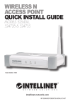 WIRELESS N ACCESS POINT QUICK INSTALL GUIDE