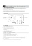 Medidor de energía ref. 103281 - Manual de instrucciones