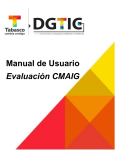 Manual de Usuario Evaluación CMAIG