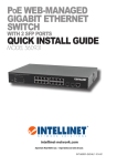 poe web-managed gigabit ethernet switch quick install
