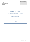 Manual de ayuda a la solicitud eletrónica de Acciones de