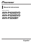 AVH-P4250DVD AVH-P3250DVD AVH-P3250BT