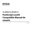 PostScript Level3 Compatible Manual de usuario