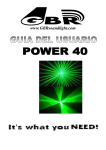 LASER POWER 40 SPANISH MANUAL