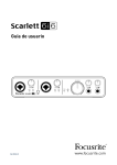 Scarlett 6i6 - guía de usuario