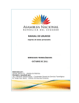 MANUAL DE USUARIO - Intranet de la Asamblea Nacional
